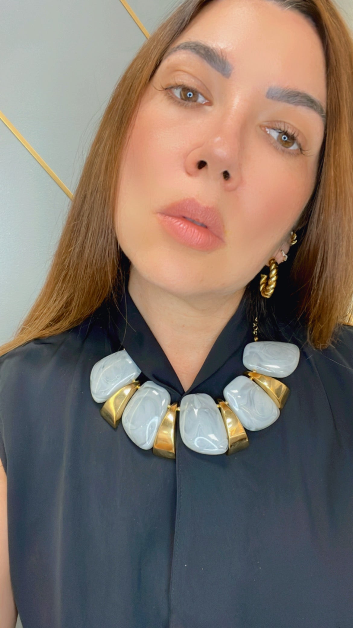 Necklace Grey R/B