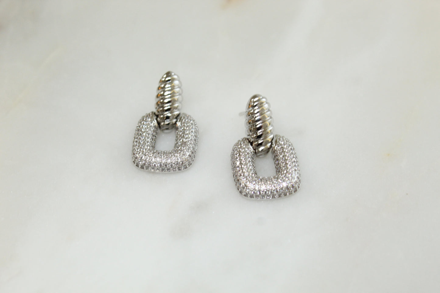 EARRING 925 SILVER ZIRCON