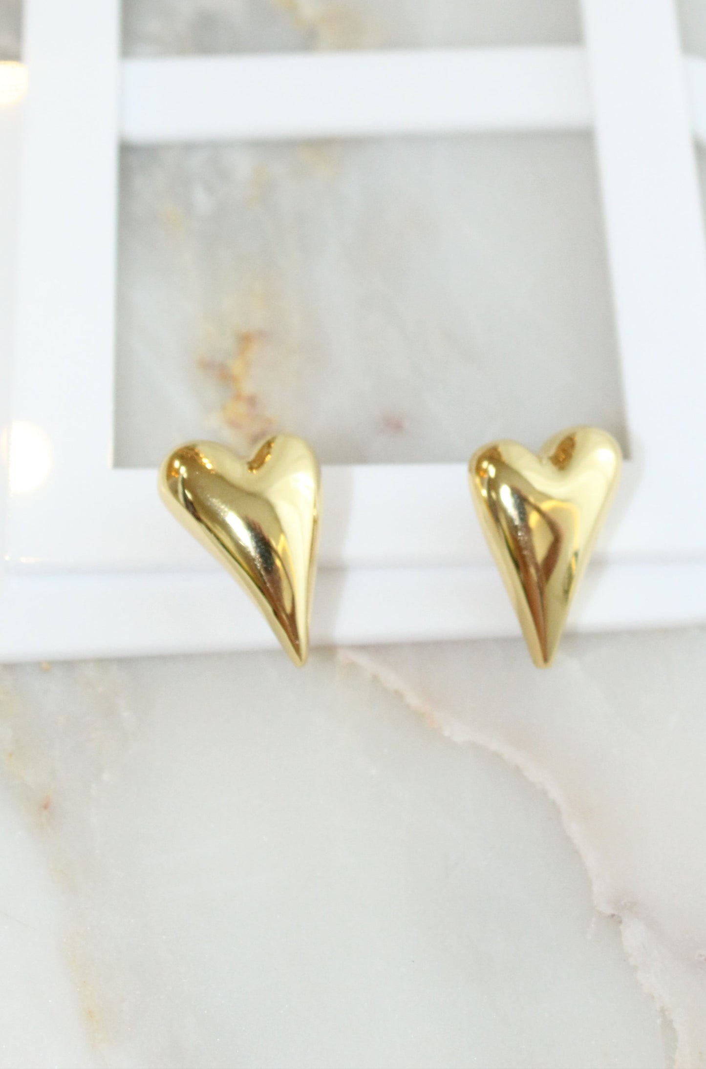 Earring S-A/P plated gold