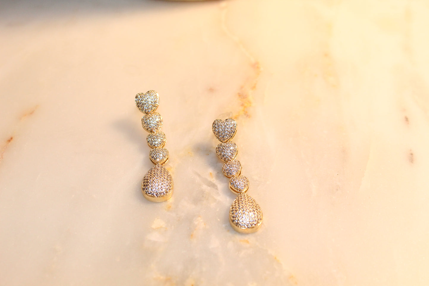 Earring medio heart