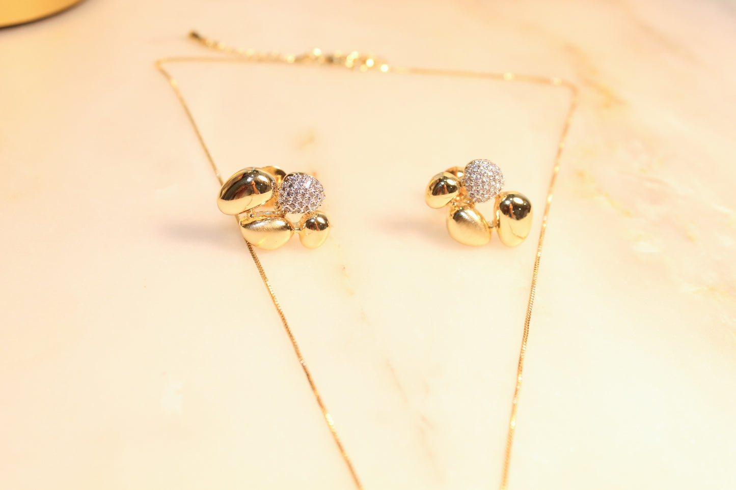 Set Earring with Necklace Bia