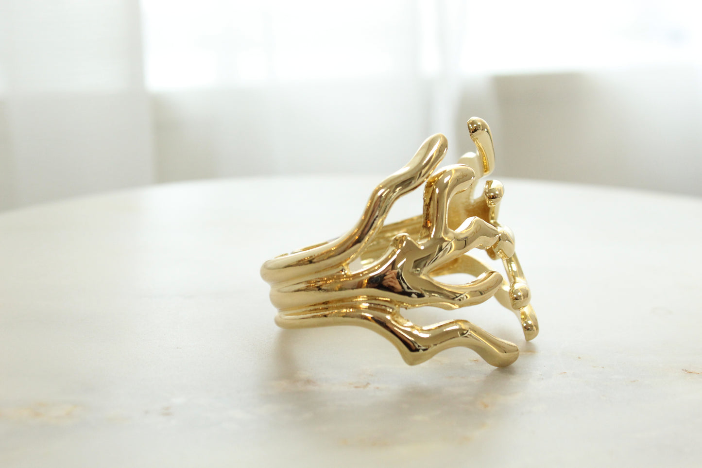 BRACELET ALGAS INSPIRATION GOLD PLASTED