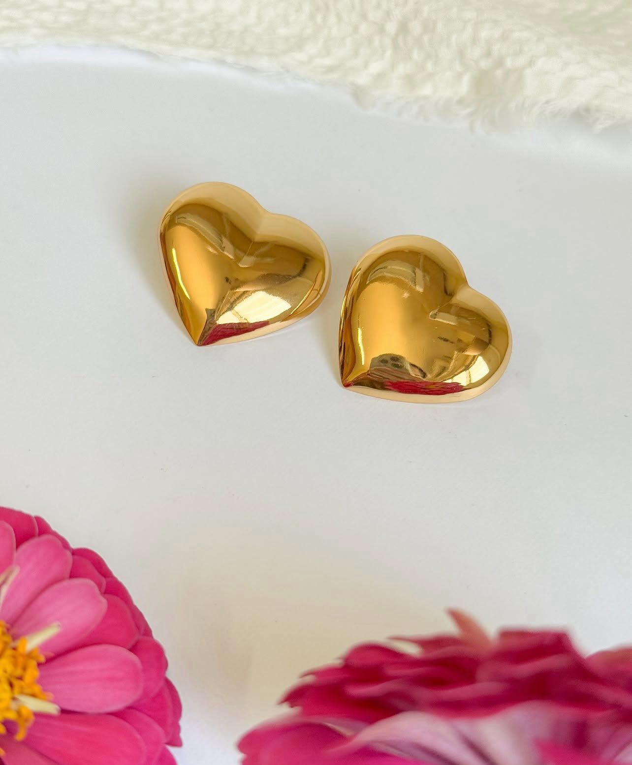 Earring Coração Gold N/A