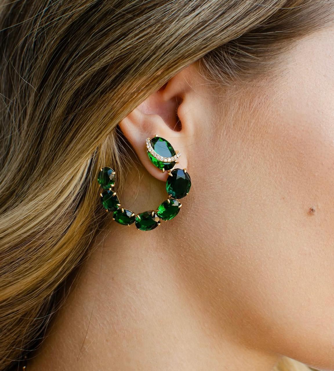 Earring Divo Green N/R