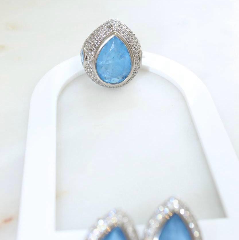 Set Glamour Agatha Azul