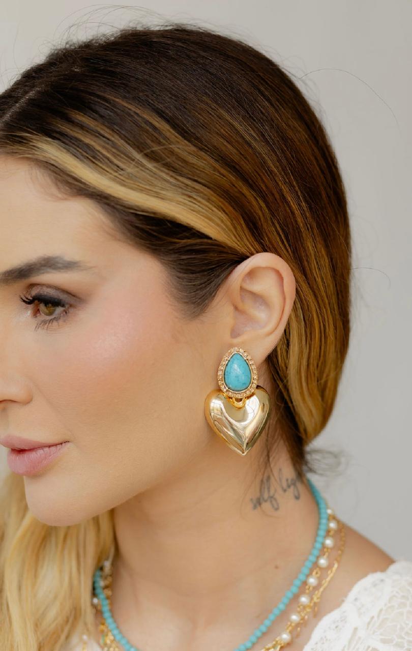 Earring Love Blue B/M