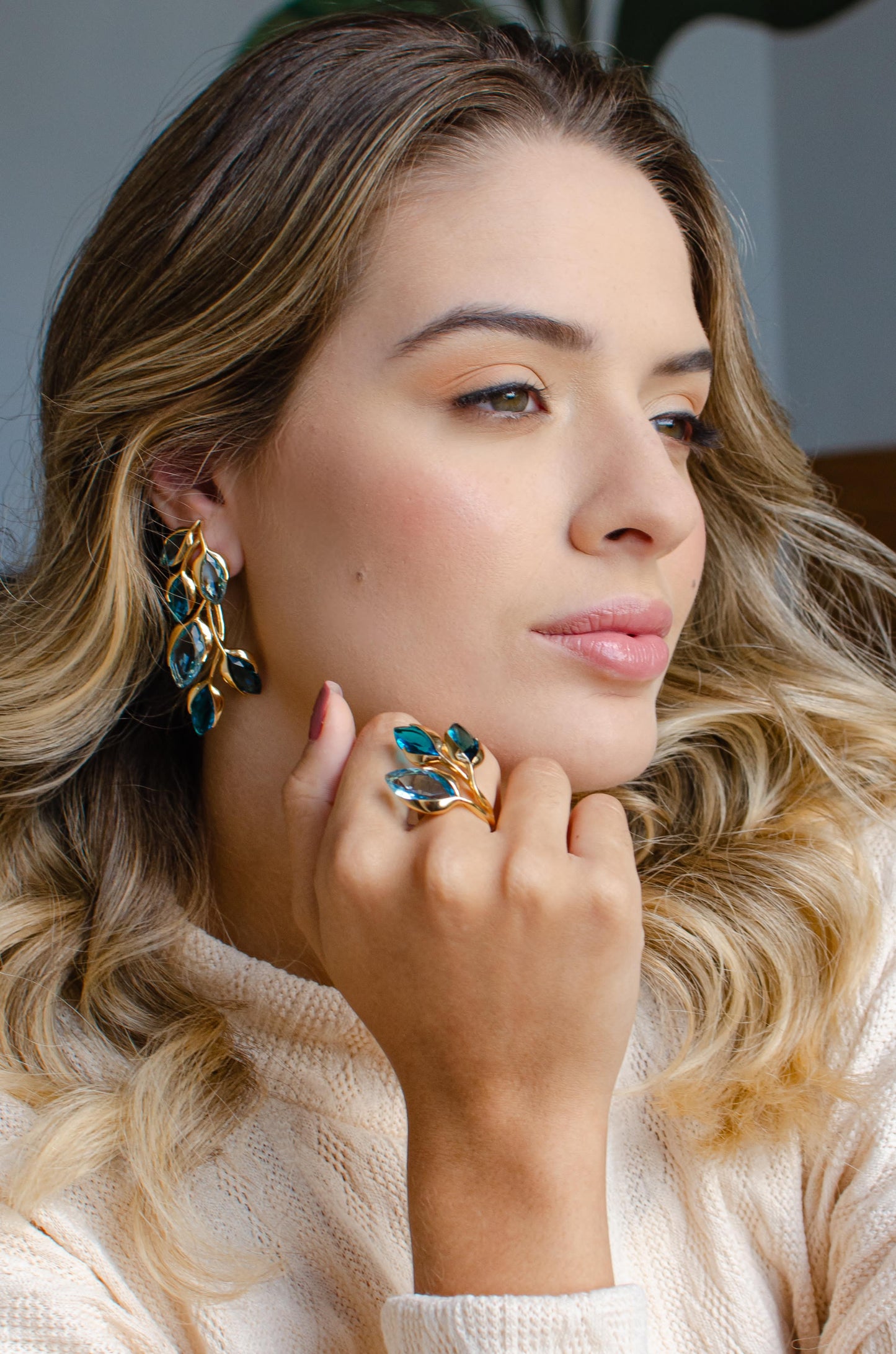 Earring Classic Blue N/A