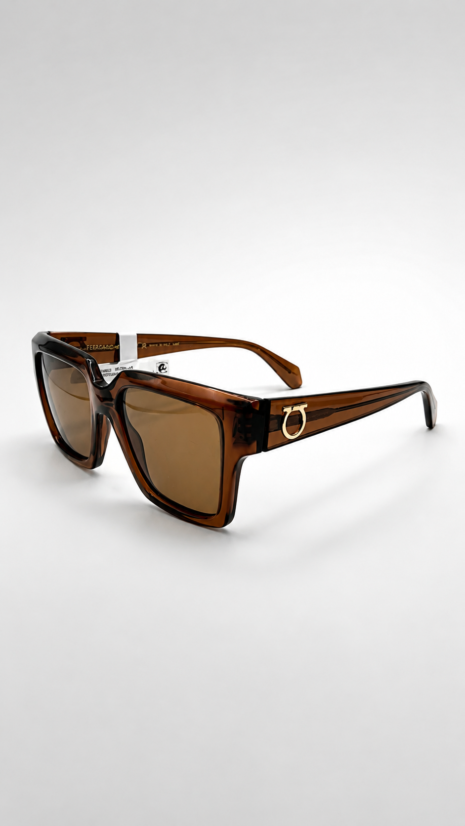 SUNGLASSES FERRAGAMO BROWN