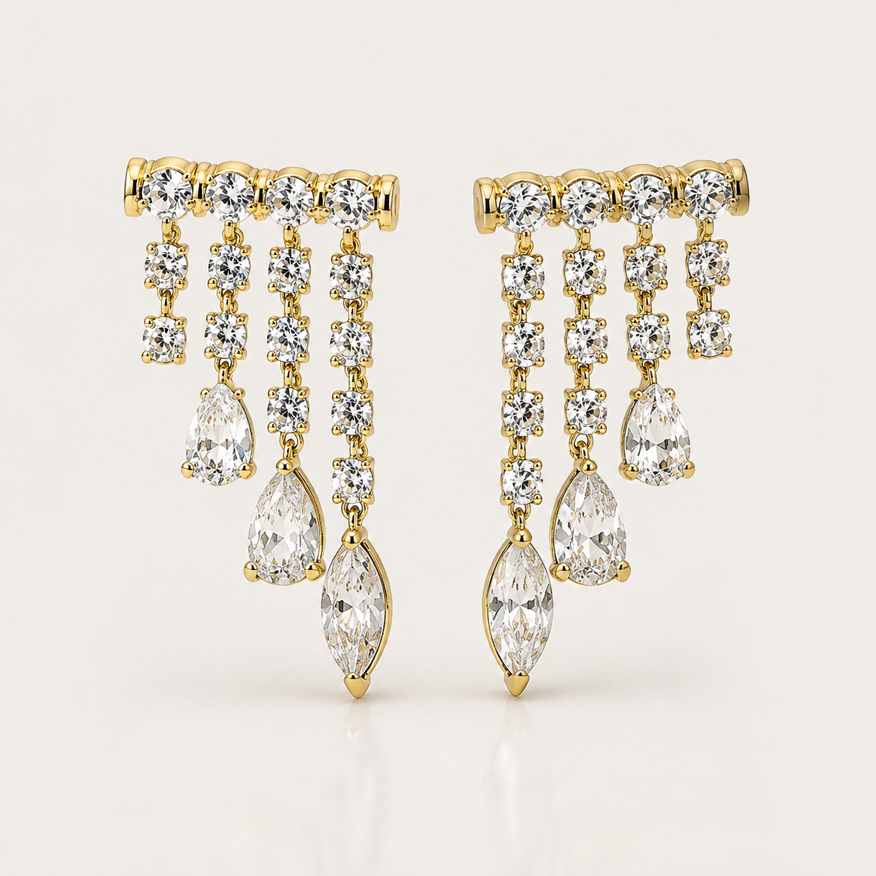 EARRING CRYSTAL BLOSSOM