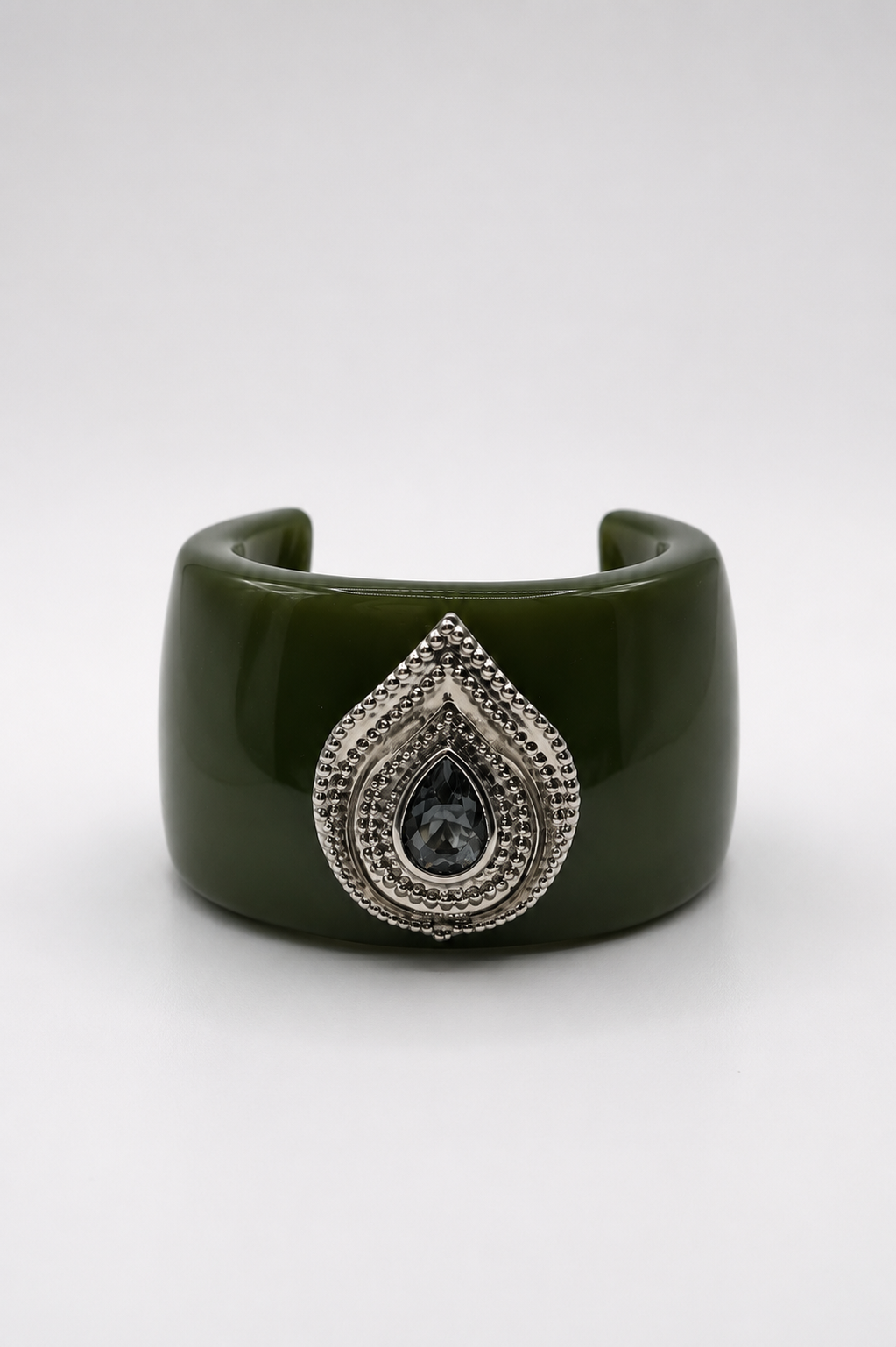 BRACELET RESINA BIA SILVER
