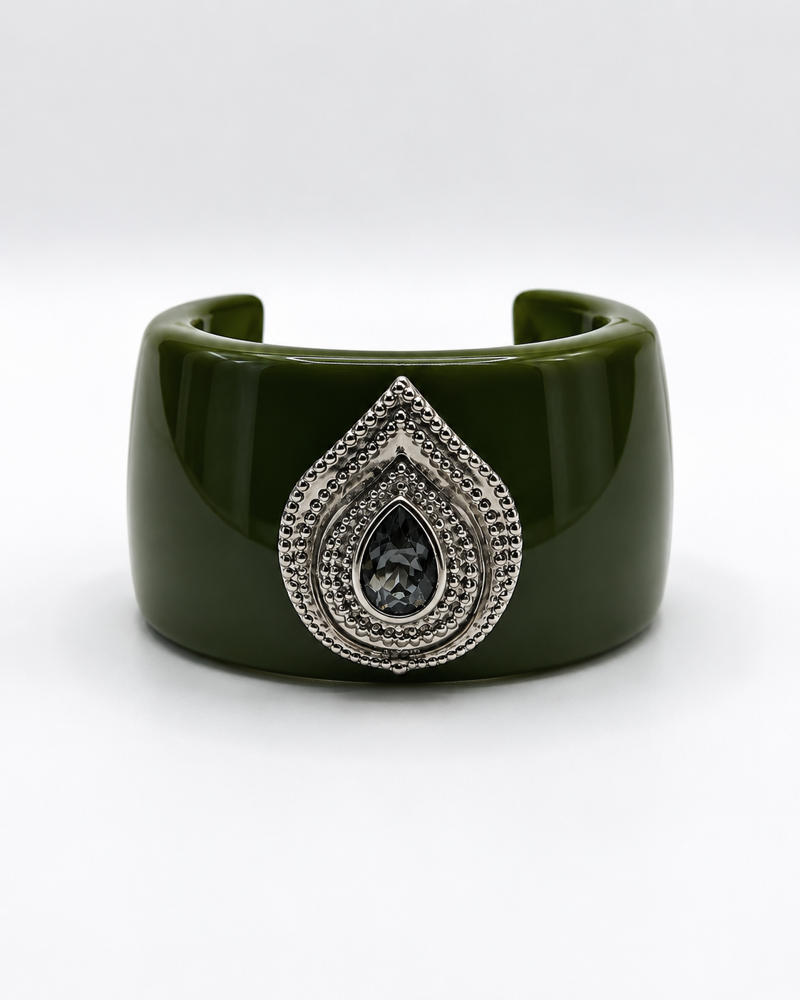 BRACELET RESINA BIA SILVER
