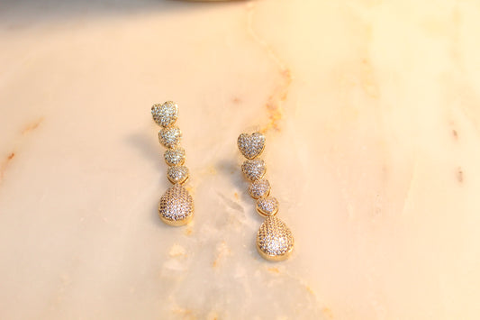 Earring medio heart