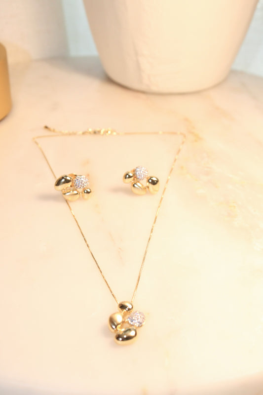 Set Earring with Necklace Bia