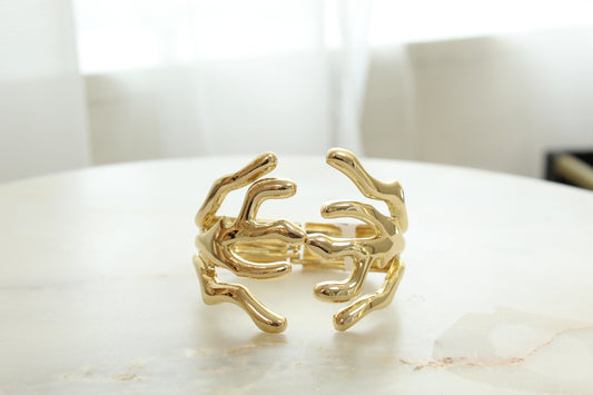 BRACELET ALGAS INSPIRATION GOLD PLASTED