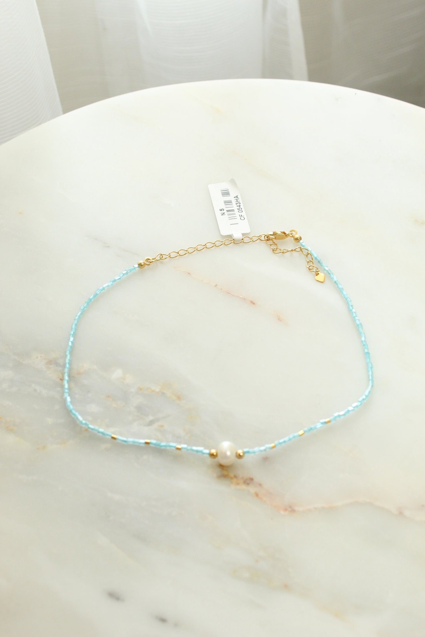 NECKLANCE ORGANIC ANA BLUE