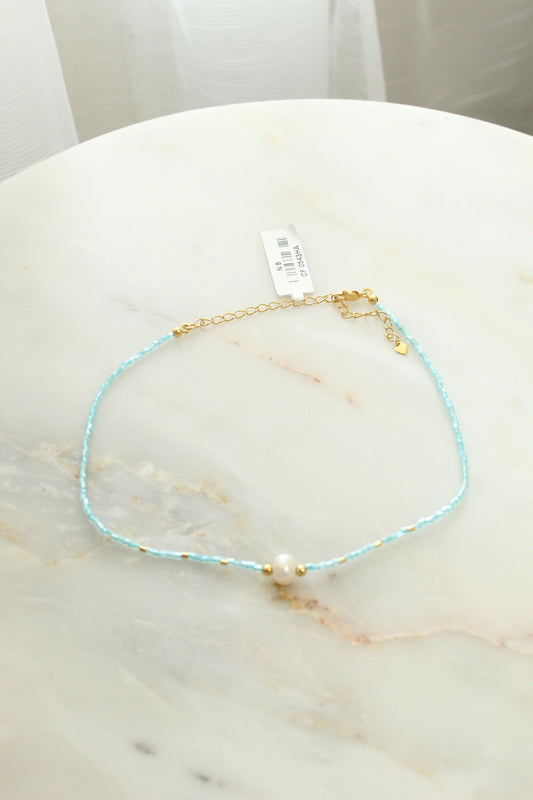 NECKLANCE ORGANIC ANA BLUE