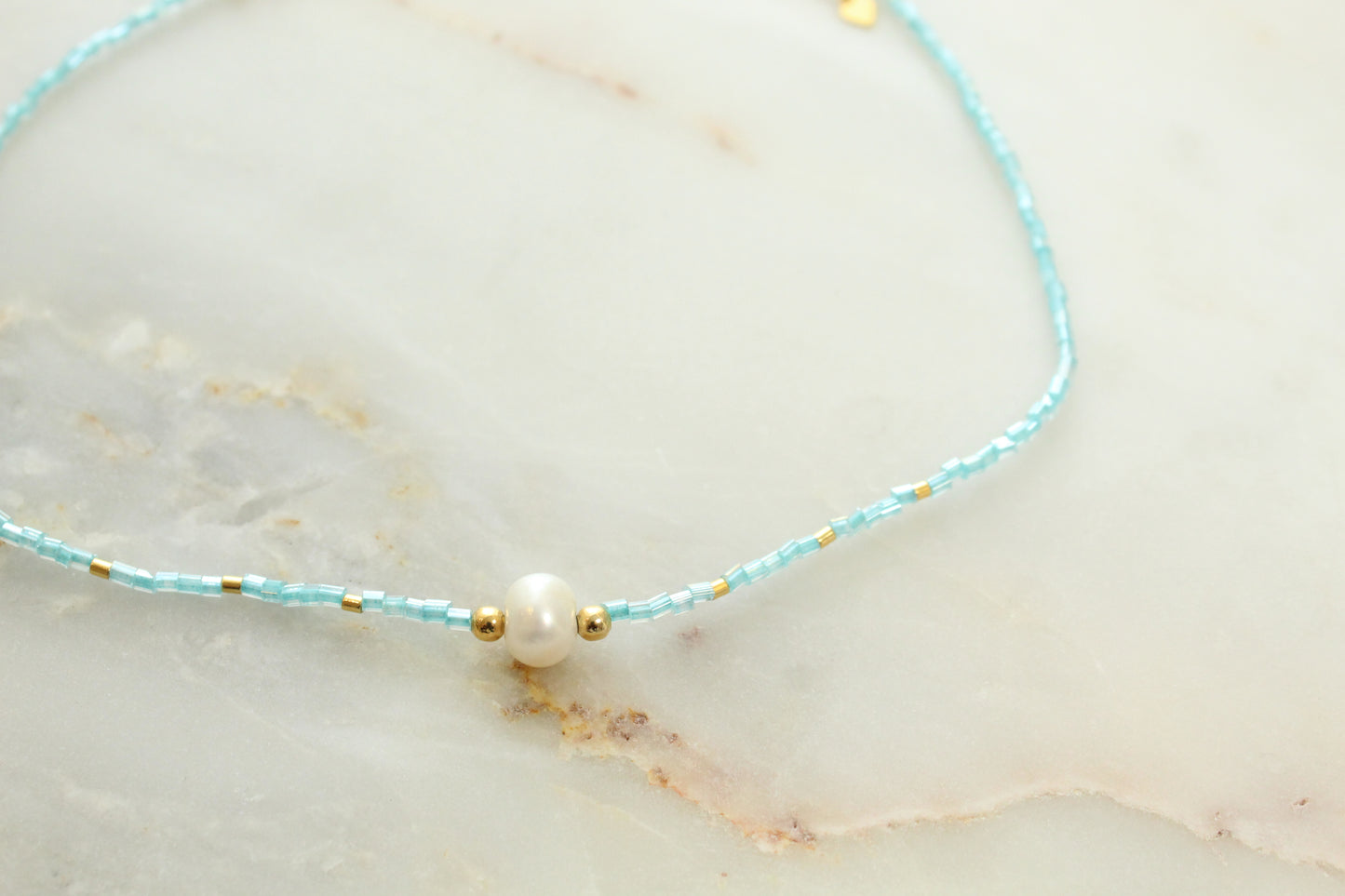 NECKLANCE ORGANIC ANA BLUE