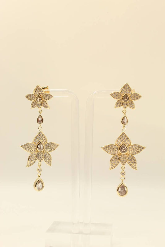 Earring Lotus Glam BLV