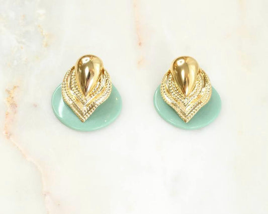 Earring Barroco Green N/A