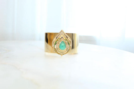 Bracelet Gold and Green