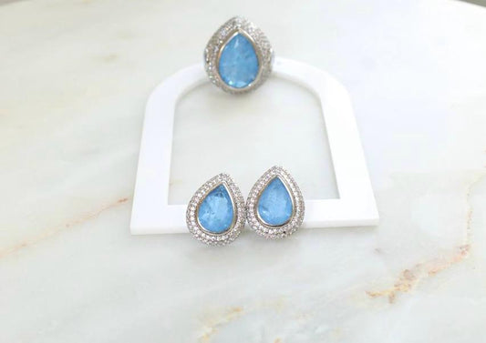 Set Glamour  Agatha Azul