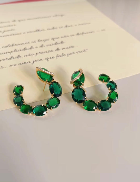 Earring Divo Green N/R