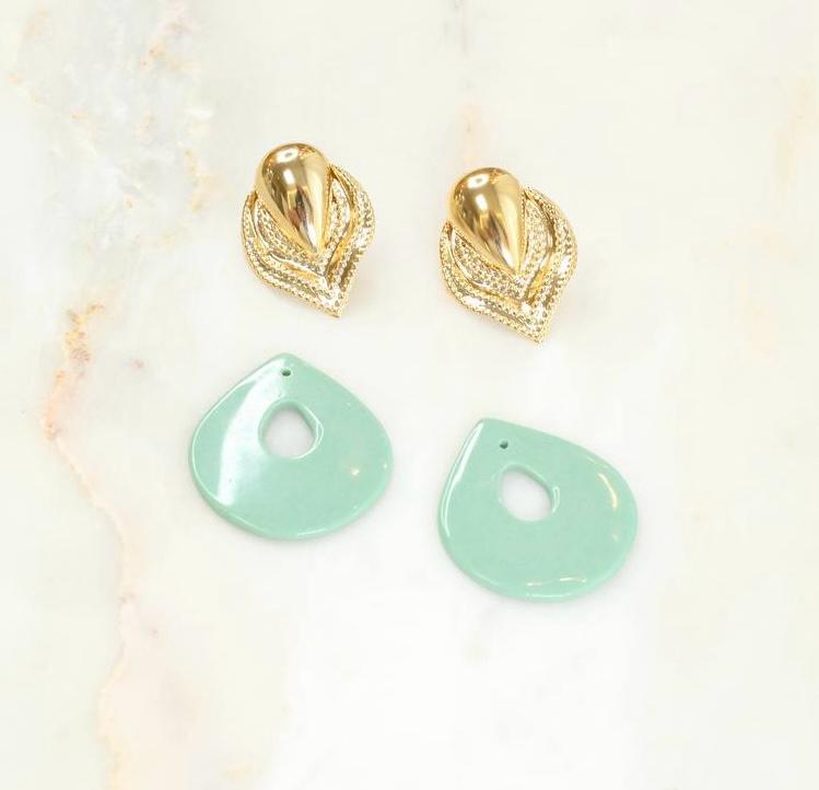Earring Barroco Green N/A